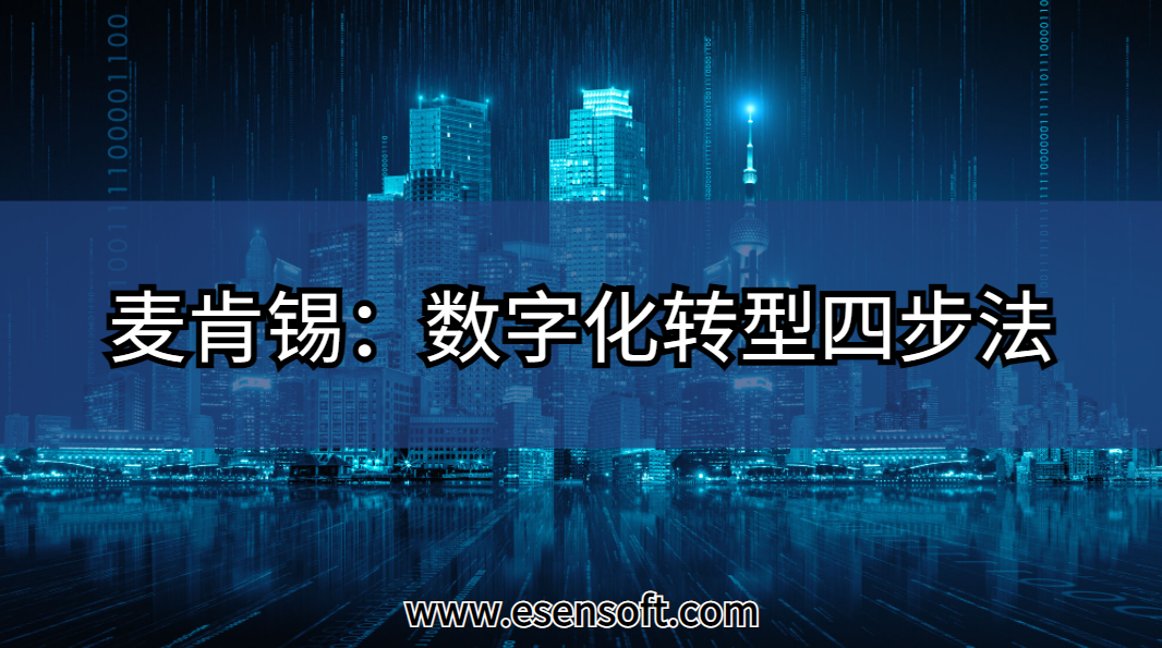 麦肯锡：数字化转型四步法